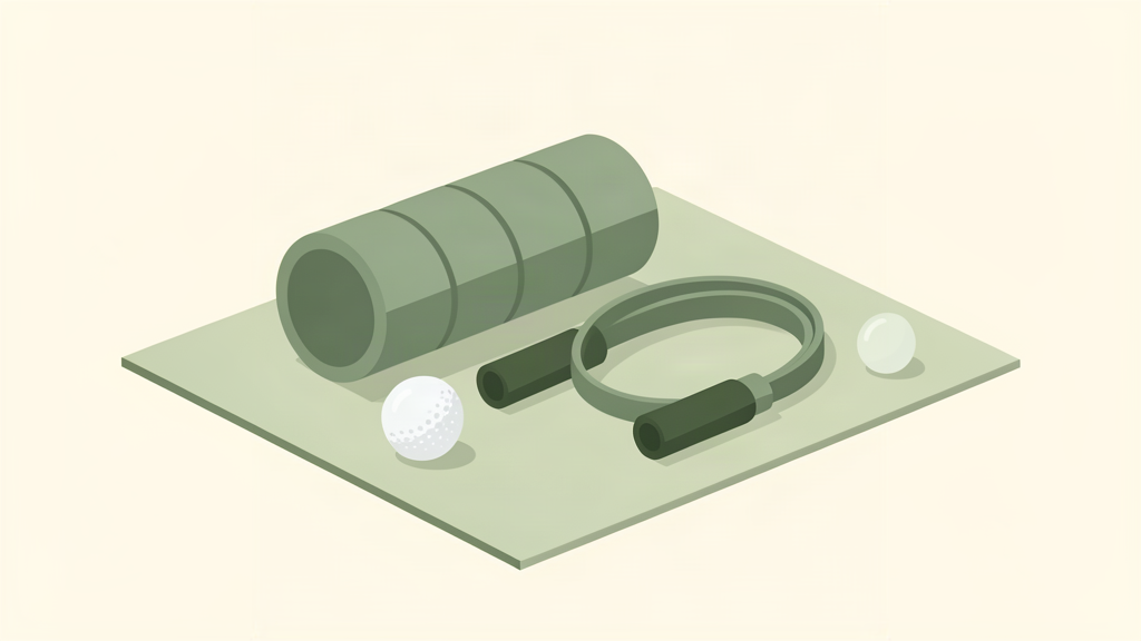 Best Foam Rollers and Resistance Bands for Golf Mobility