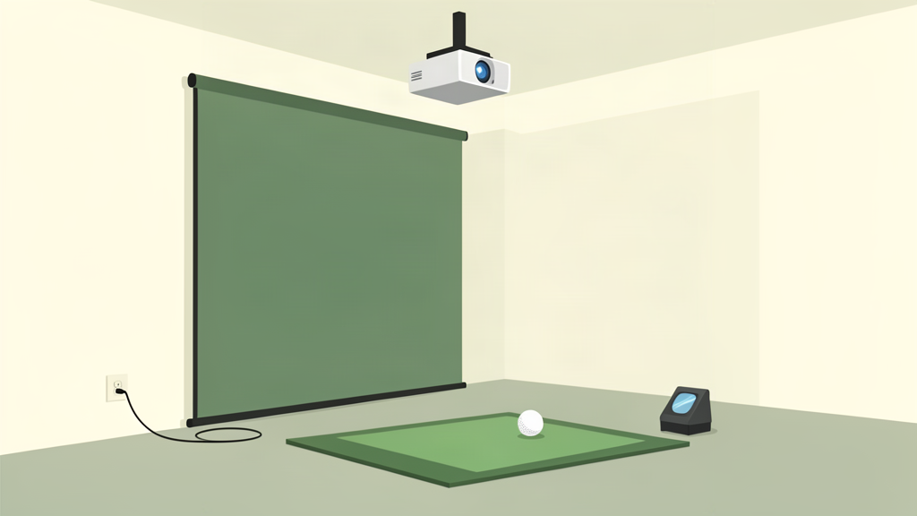 Golf Simulator Electrical: 1,200 Watts, One Circuit