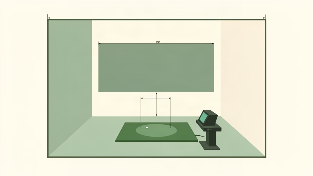 Golf Simulator Room Dimensions: Specs Lie by 2-3 ft