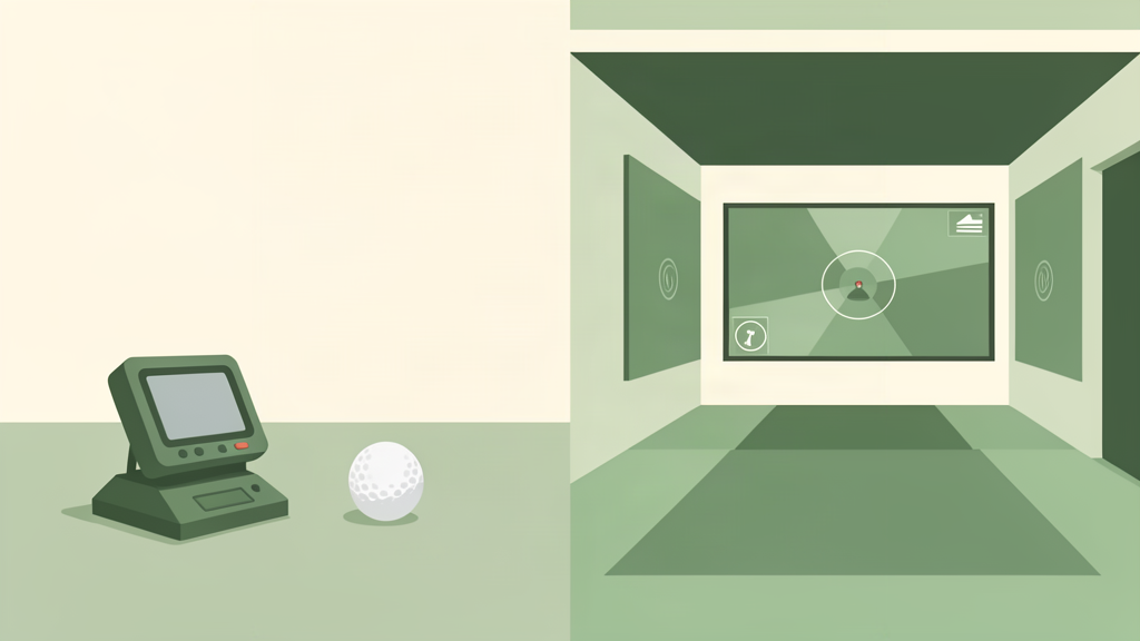 Launch Monitor vs Golf Simulator — The $500 vs $10,000 Decision Fork